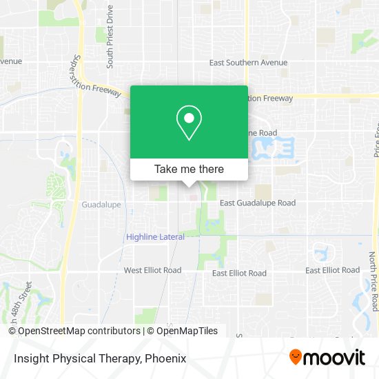 Mapa de Insight Physical Therapy
