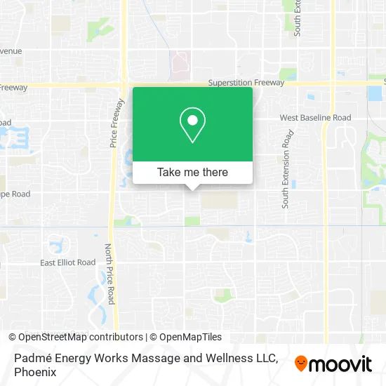 Padmé Energy Works Massage and Wellness LLC map