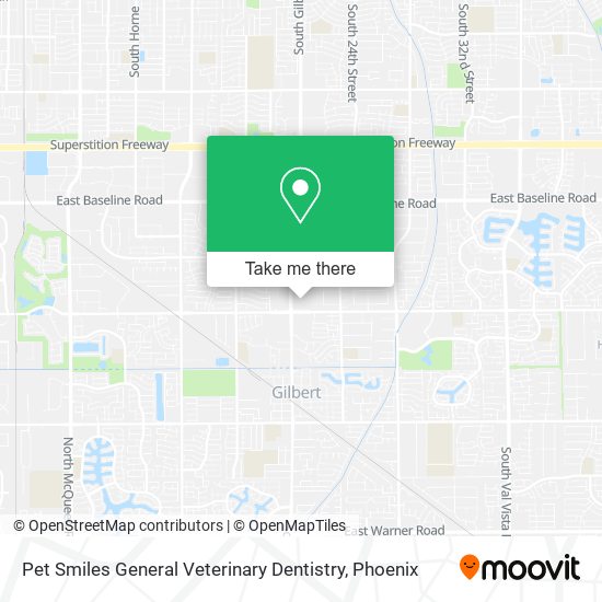 Mapa de Pet Smiles General Veterinary Dentistry