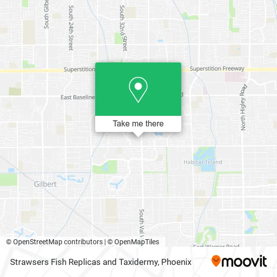 Strawsers Fish Replicas and Taxidermy map