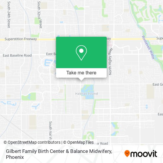 Mapa de Gilbert Family Birth Center & Balance Midwifery