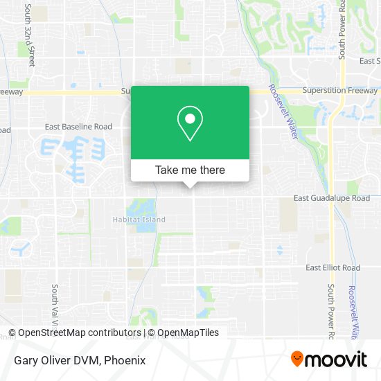 Gary Oliver DVM map