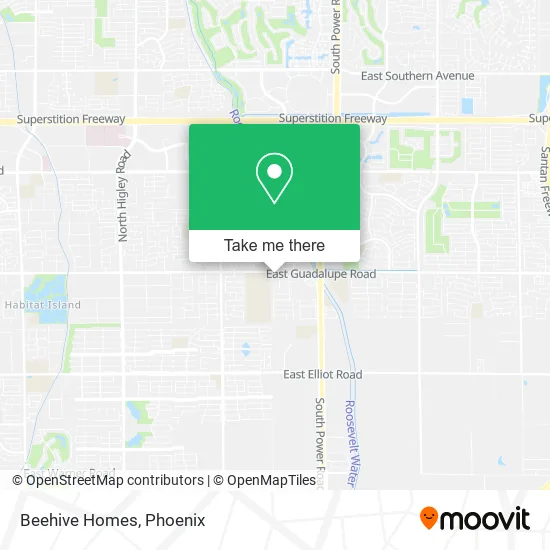 Beehive Homes map
