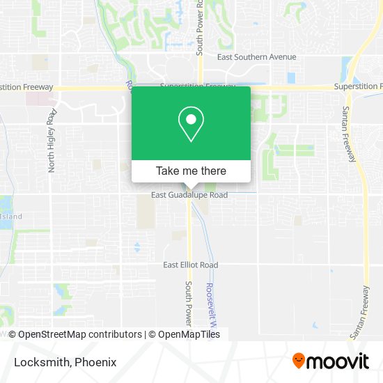 Locksmith map