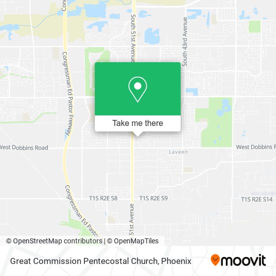 Great Commission Pentecostal Church map