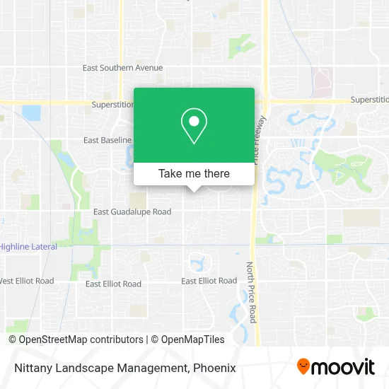 Nittany Landscape Management map