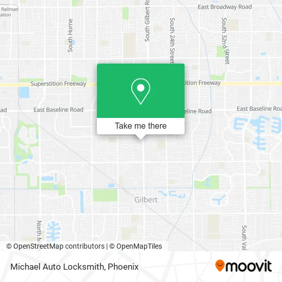 Michael Auto Locksmith map
