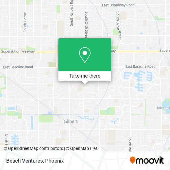 Beach Ventures map