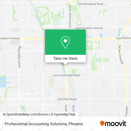 Professional Accounting Solutions map