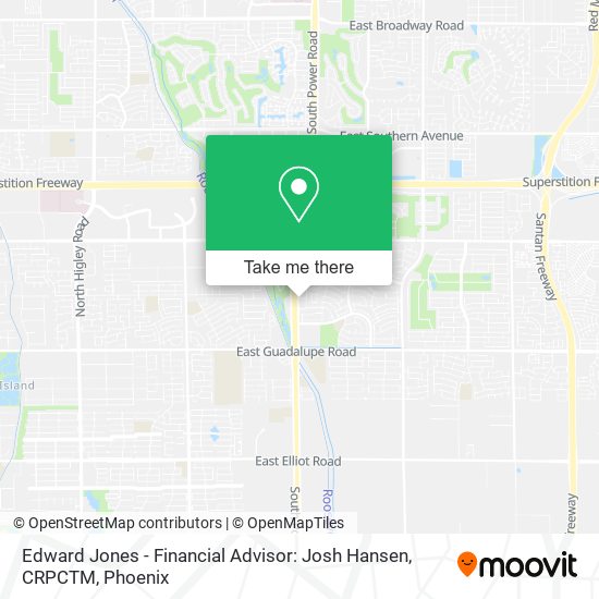 Edward Jones - Financial Advisor: Josh Hansen, CRPCTM map