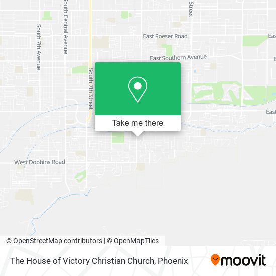 The House of Victory Christian Church map