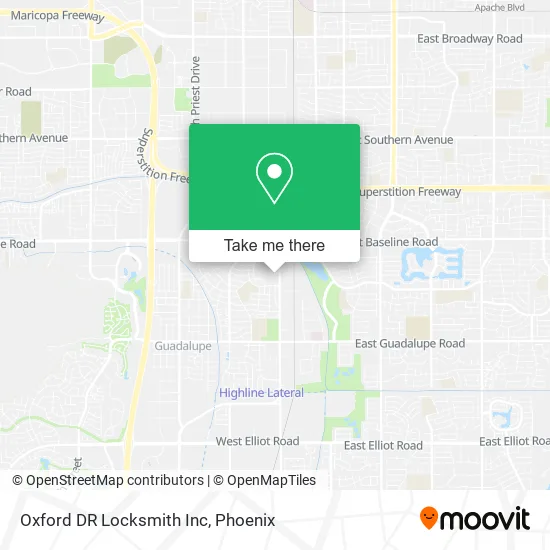 Oxford DR Locksmith Inc map