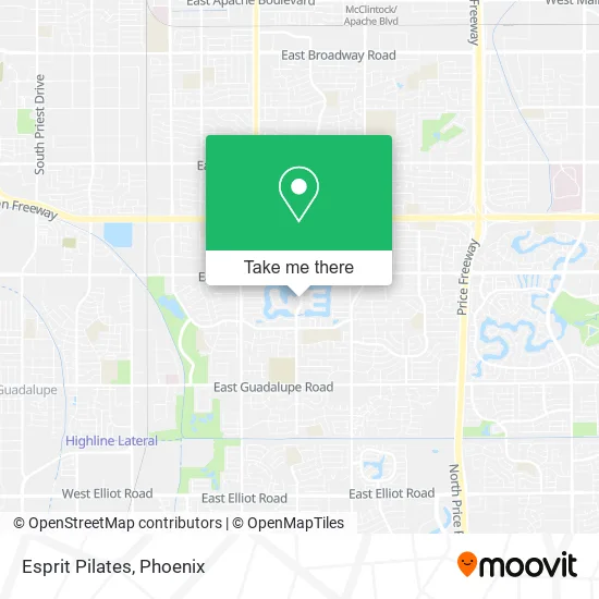 Esprit Pilates map