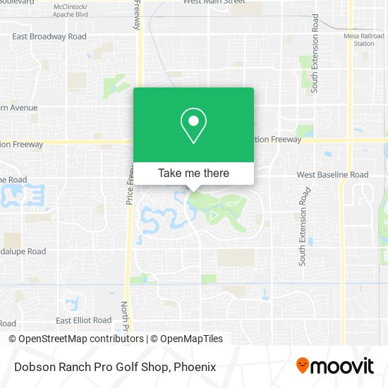 Dobson Ranch Pro Golf Shop map