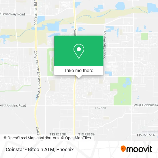 Coinstar - Bitcoin ATM map