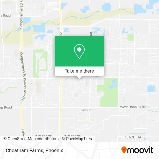 Cheatham Farms map