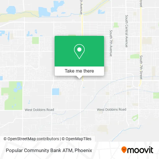 Popular Community Bank ATM map