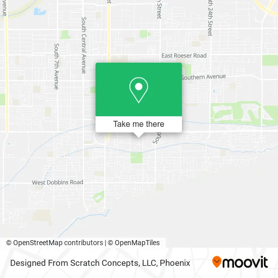 Mapa de Designed From Scratch Concepts, LLC