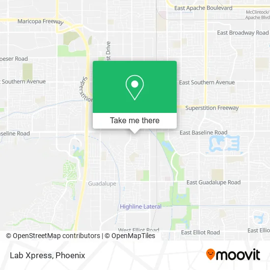 Lab Xpress map