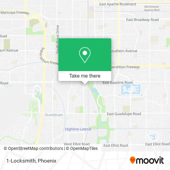 1-Locksmith map
