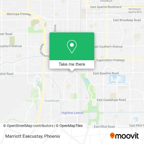 Marriott Execustay map