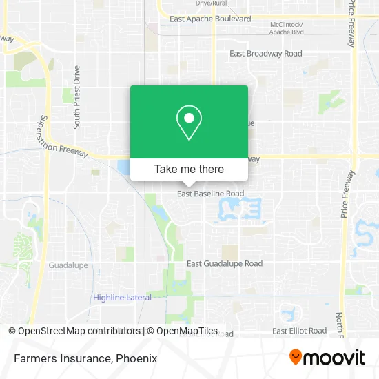 Farmers Insurance map