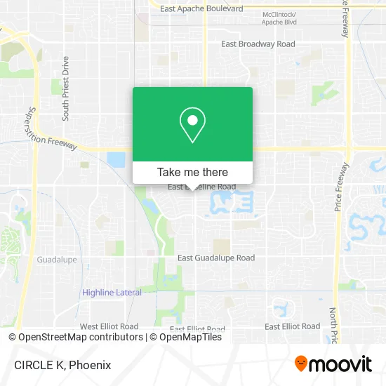 CIRCLE K map