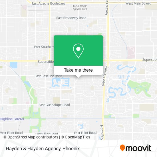 Hayden & Hayden Agency map