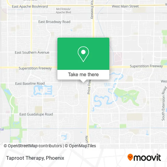 Taproot Therapy map