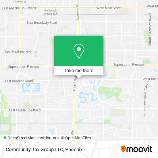 Community Tax Group LLC map
