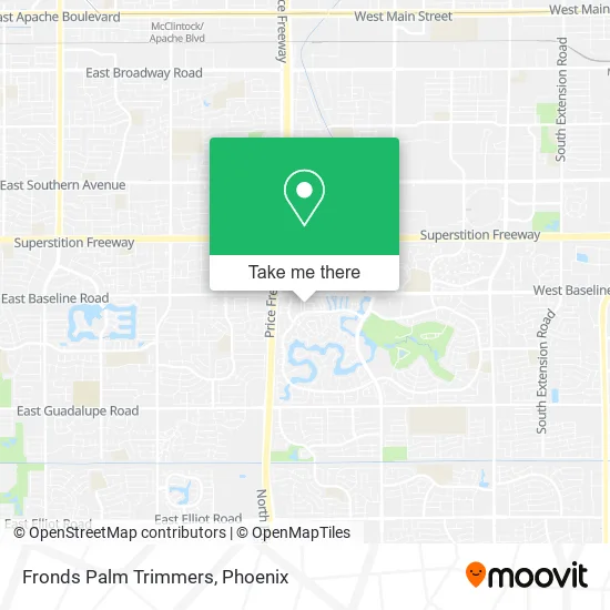 Fronds Palm Trimmers map