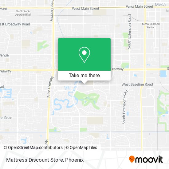 Mapa de Mattress Discount Store