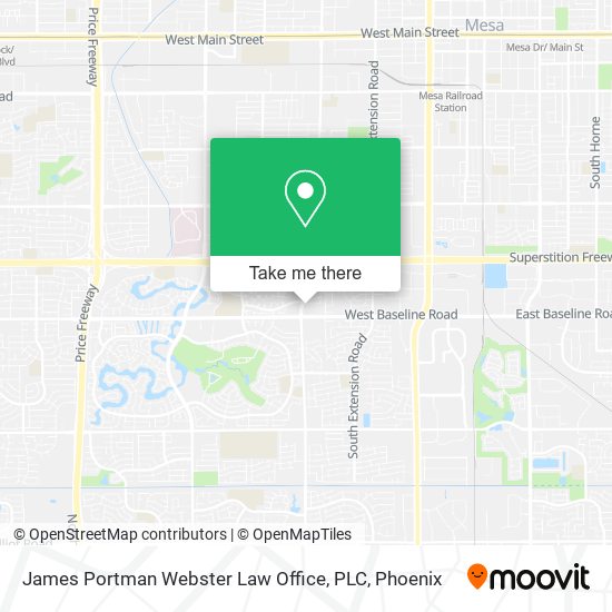 James Portman Webster Law Office, PLC map