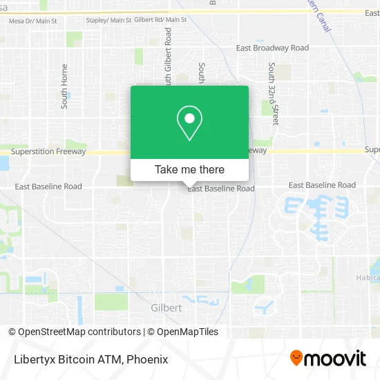 Libertyx Bitcoin ATM map