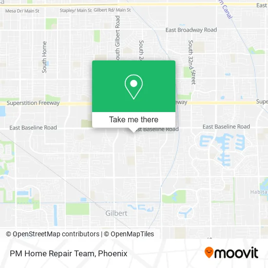 PM Home Repair Team map