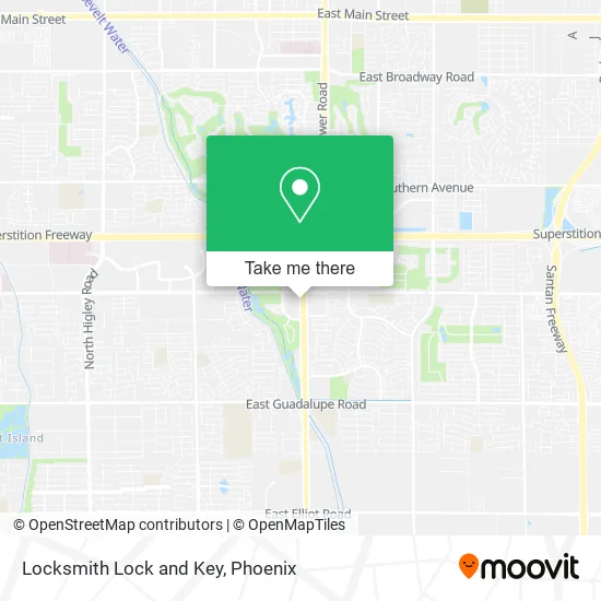 Locksmith Lock and Key map
