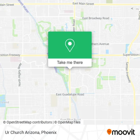 Ur Church Arizona map
