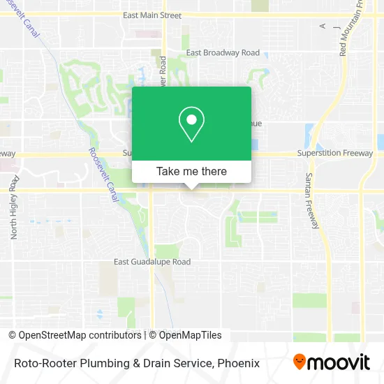 Roto-Rooter Plumbing & Drain Service map