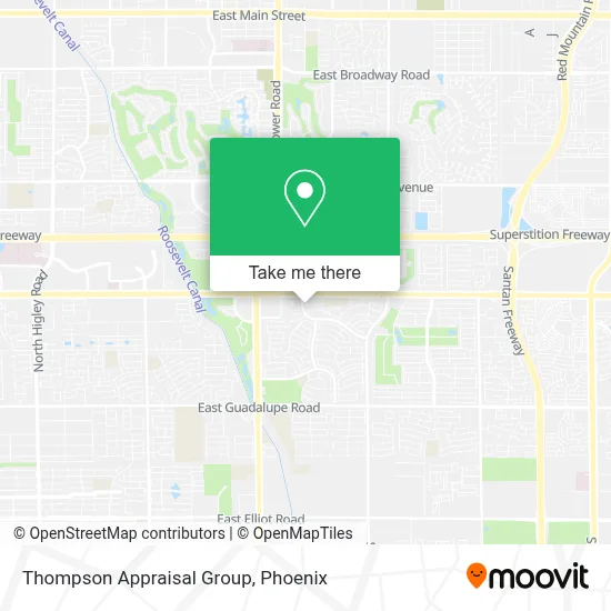 Thompson Appraisal Group map
