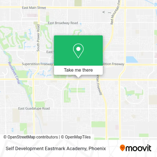 Self Development Eastmark Academy map