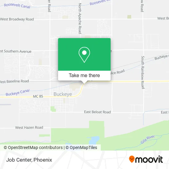 Job Center map
