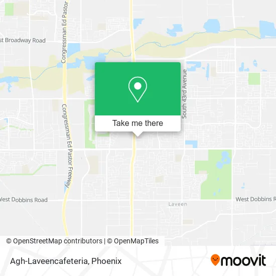 Agh-Laveencafeteria map