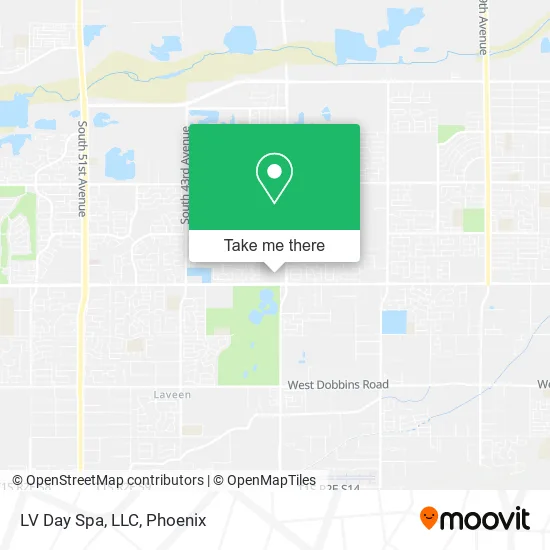 Mapa de LV Day Spa, LLC
