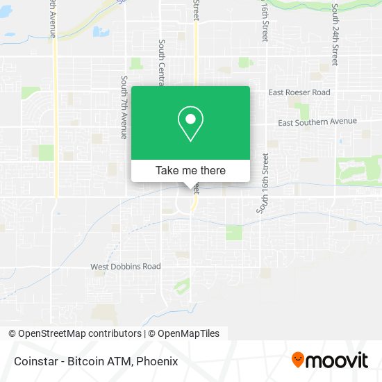 Mapa de Coinstar - Bitcoin ATM