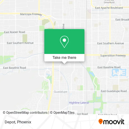 Depot map