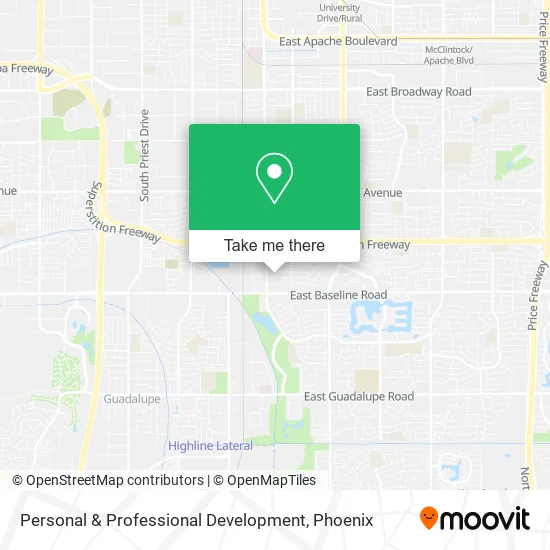 Personal & Professional Development map