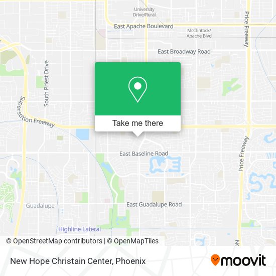 New Hope Christain Center map