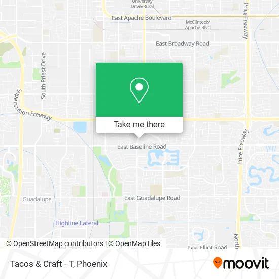 Tacos & Craft - T map
