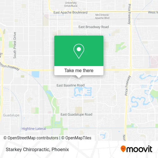 Starkey Chiropractic map