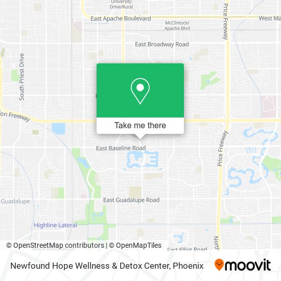 Mapa de Newfound Hope Wellness & Detox Center